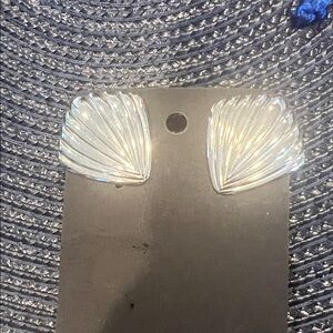 Silver Shell Earrings